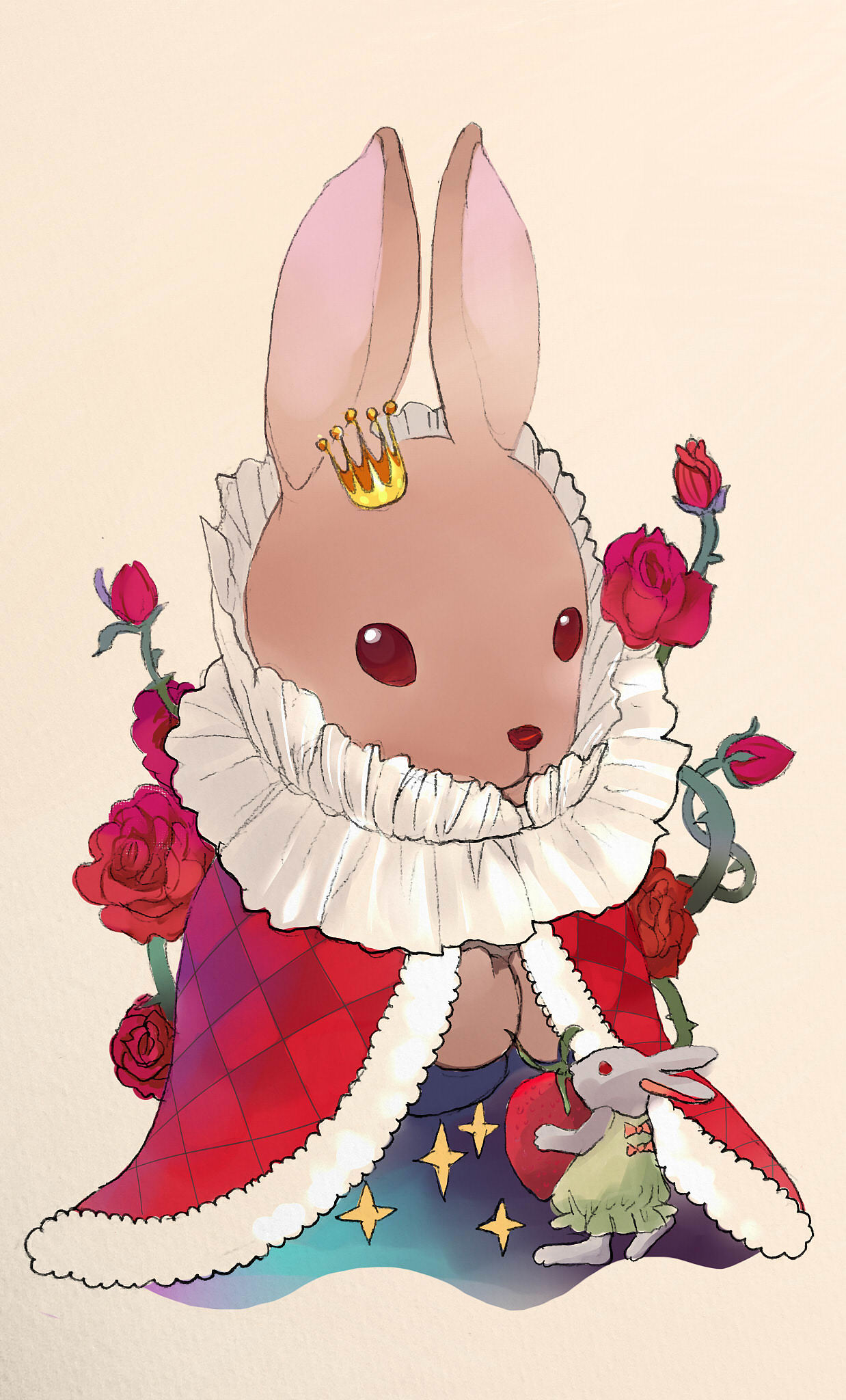 彩绘 兔子 - 堆糖，美图壁纸兴趣社区