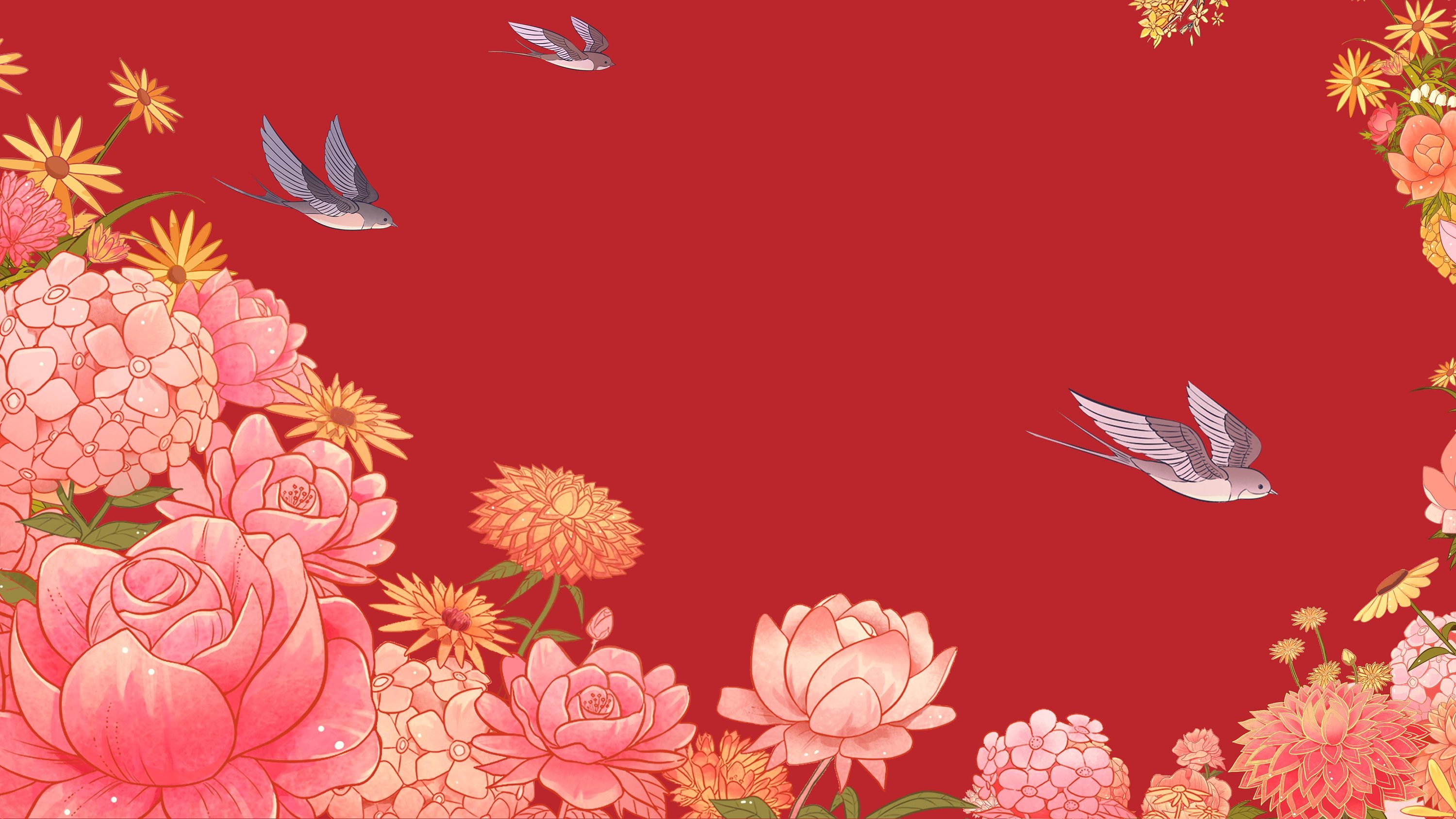 2021牛年新年插画