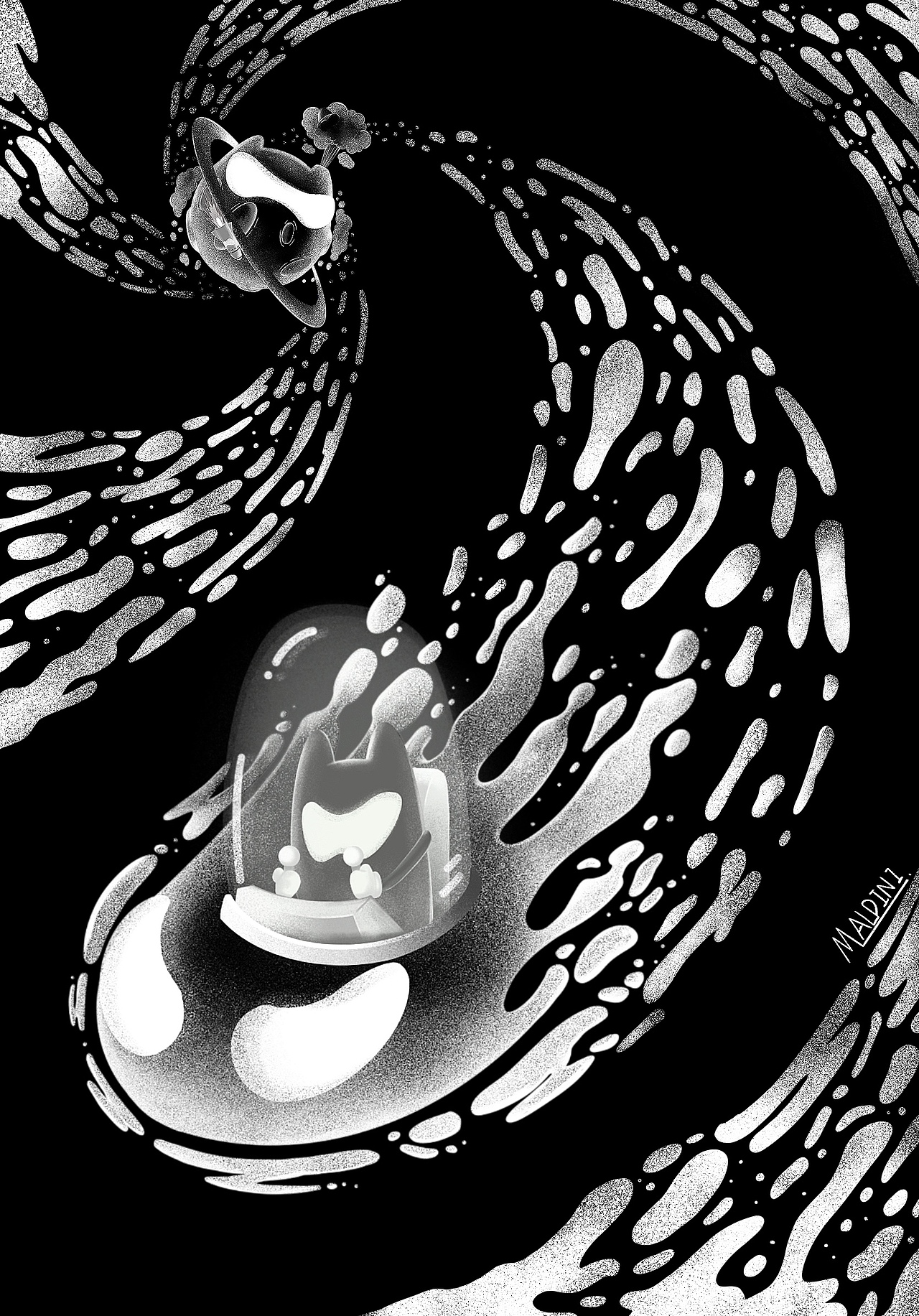 procreat手绘练习个人IP插画设定（五）