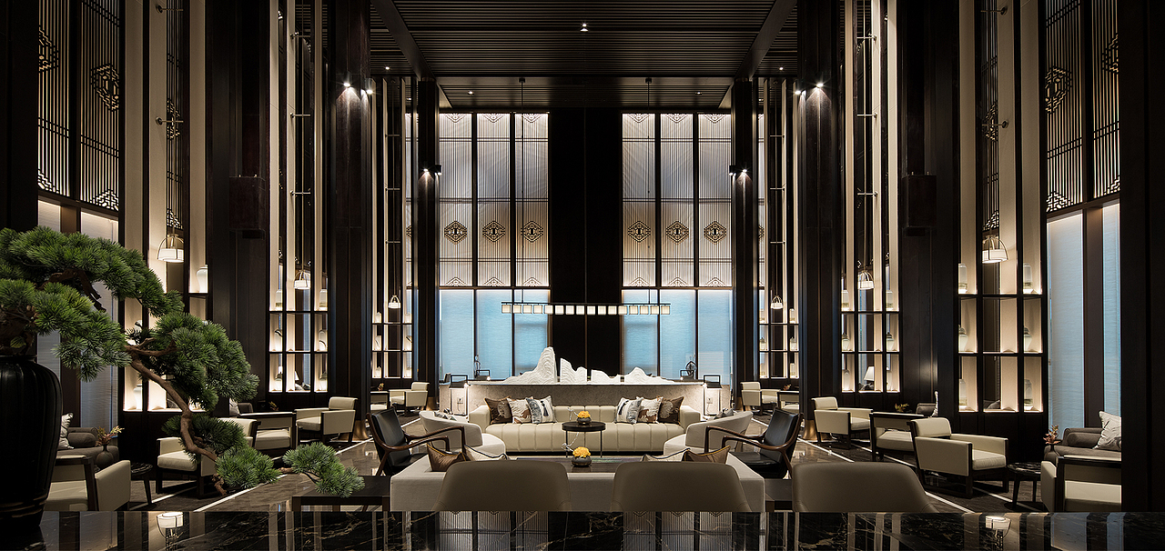 胡中维设计 | 润江府售楼处