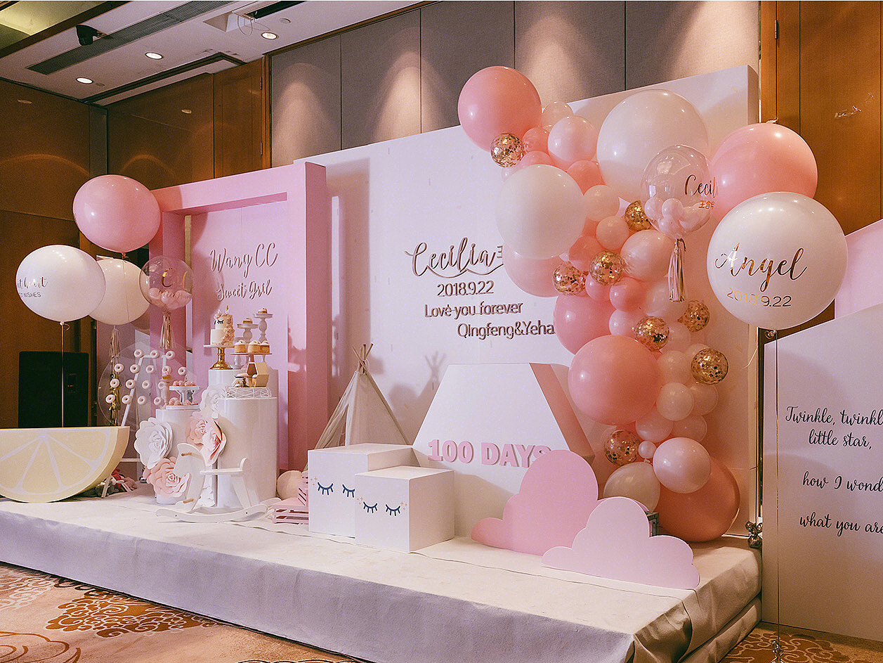 女宝经典周岁背景