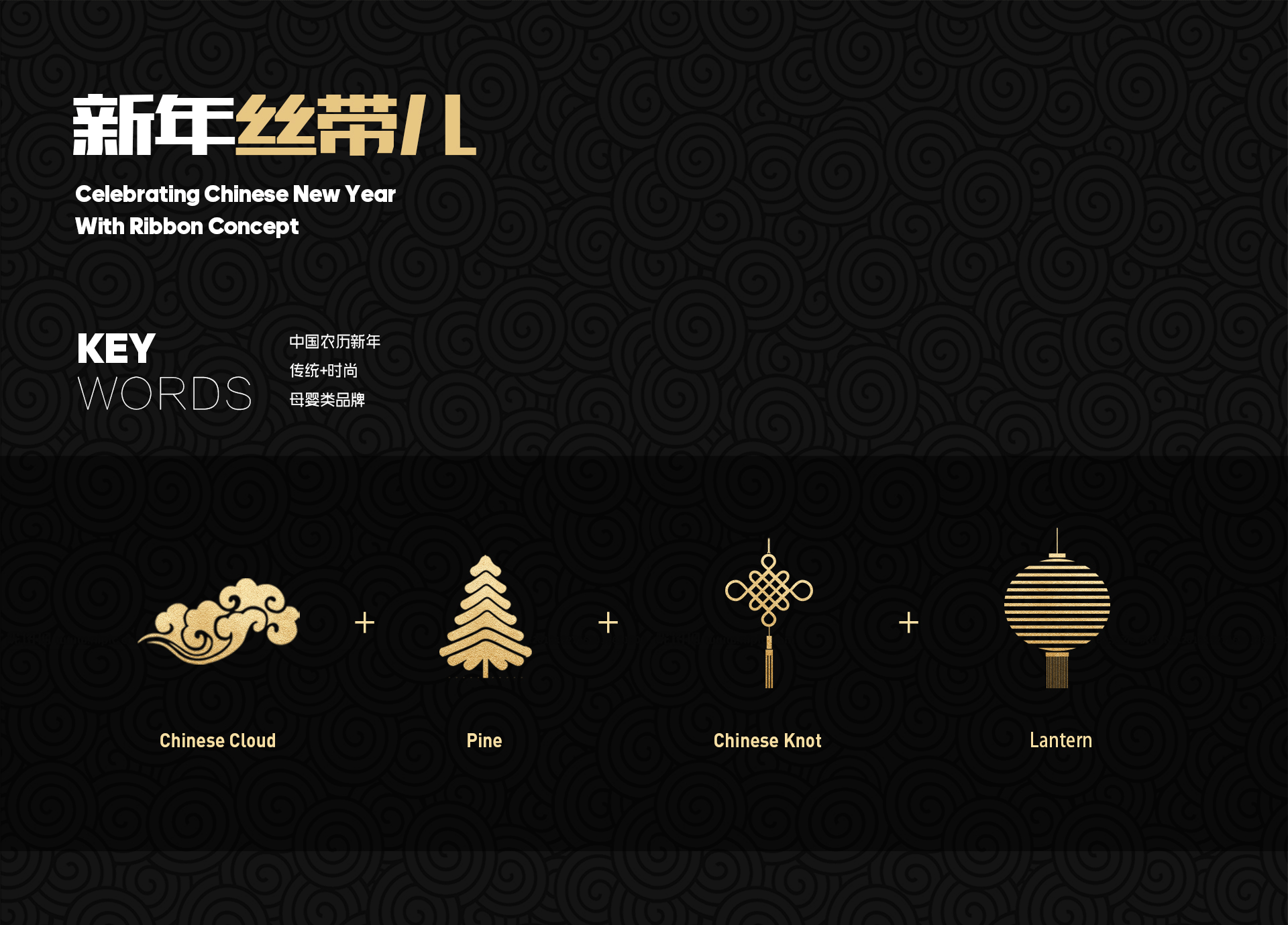 Onepixel_中国风[农历新年丝带儿]（图ZMTA1NzMwNTMy） - 海报 - 站酷设计师介一创意原创素材 - 站酷ZCOOL