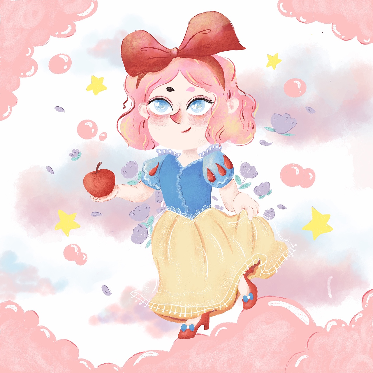 【procreate】白雪公主