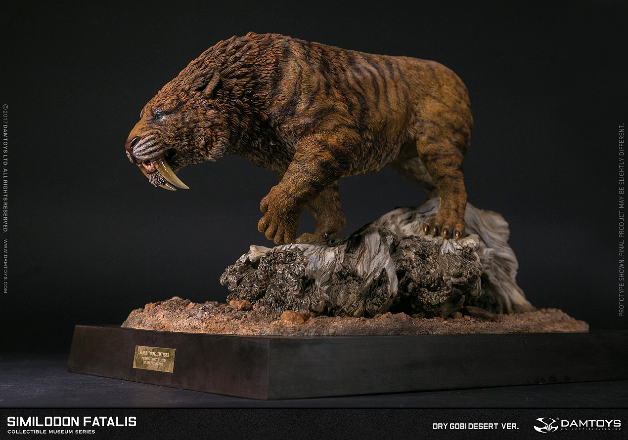 刃齿虎(剑齿虎) 收藏级雕像（图ZOTY5MDMyODg=） - 生活用品 - 站酷设计师DAMTOYS原创素材 - 站酷ZCOOL