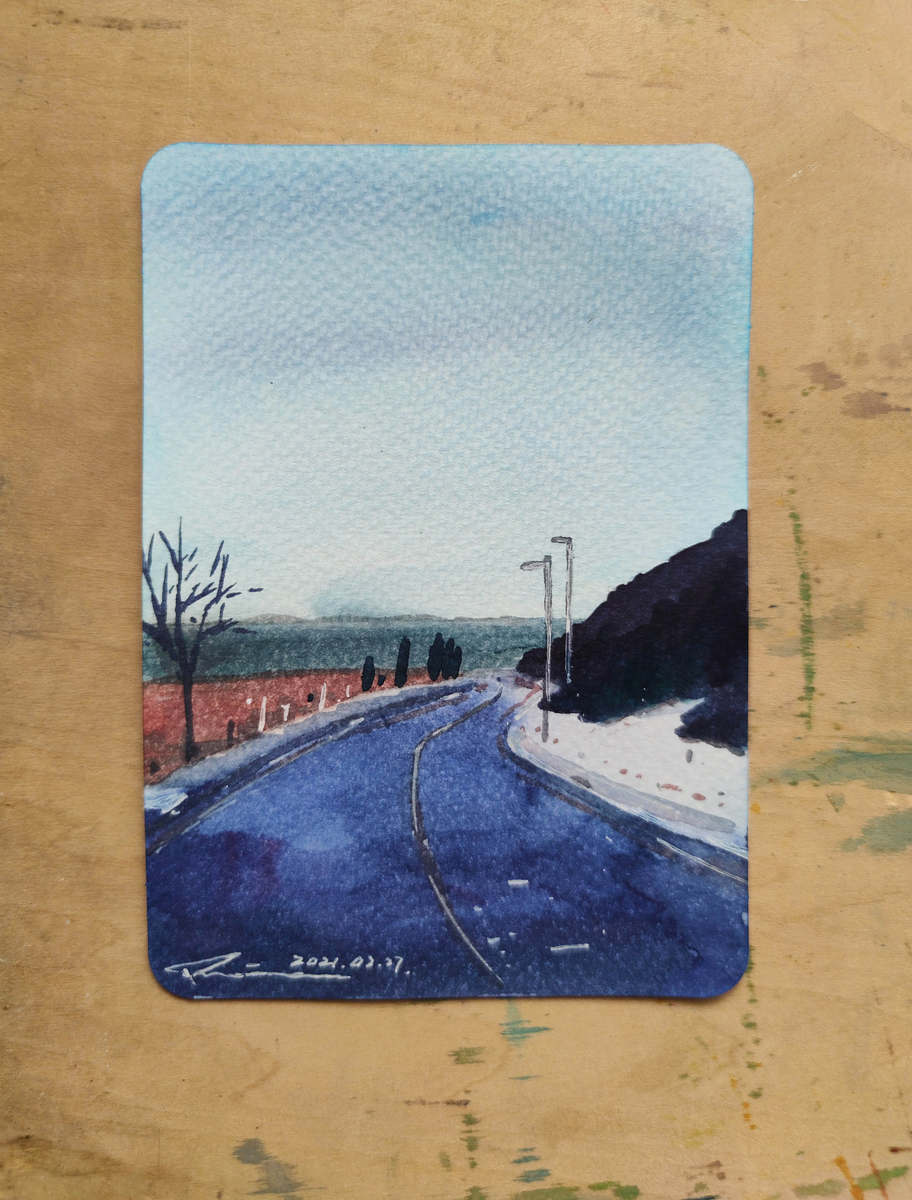 {画本系列}-我的第28本画本-水彩明信片习作（图ZMjgyNzExMDg4） - 绘画 - 站酷设计师画画的陈一丘原创素材 - 站酷ZCOOL