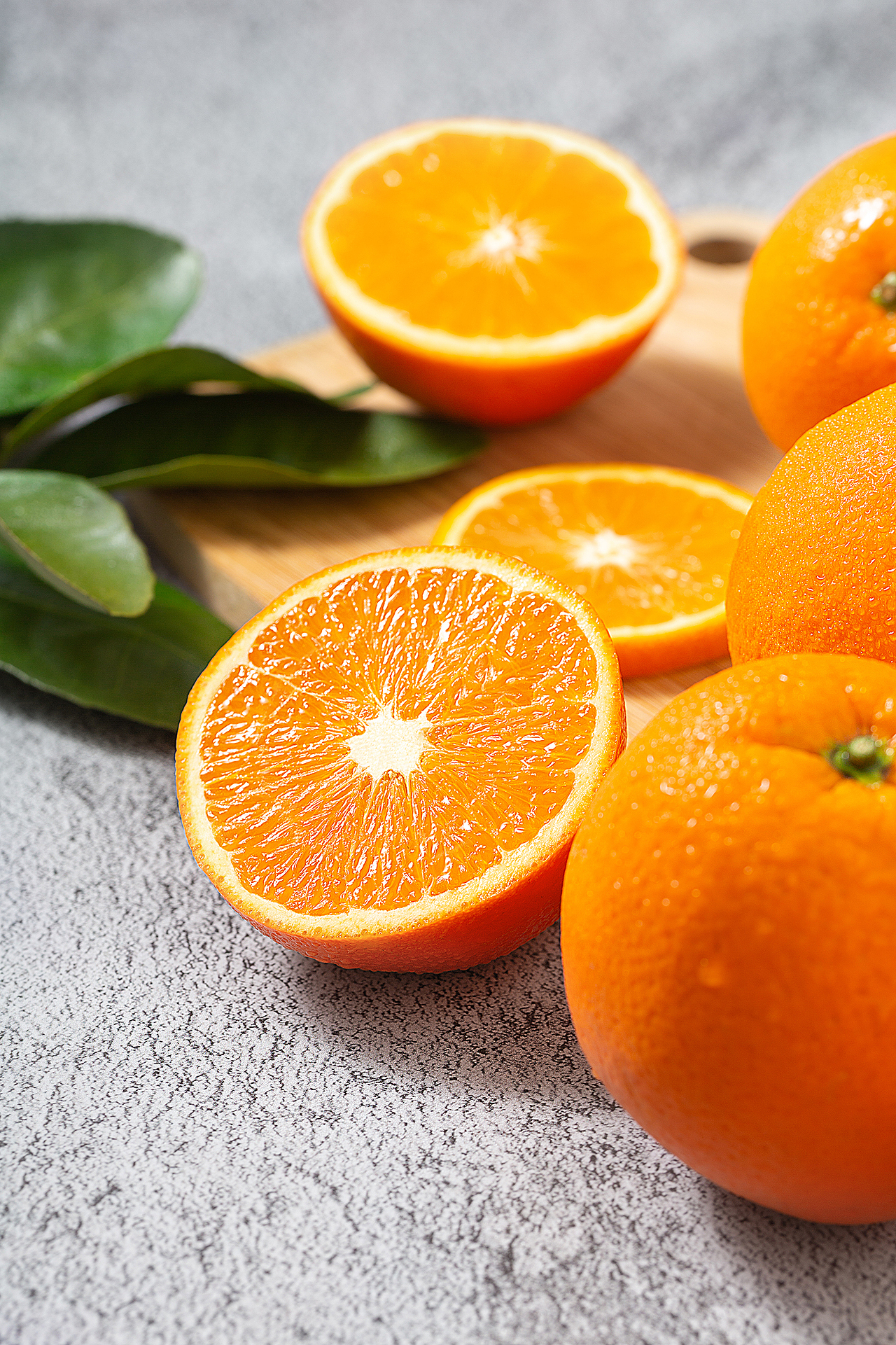 一组橙子的拍摄