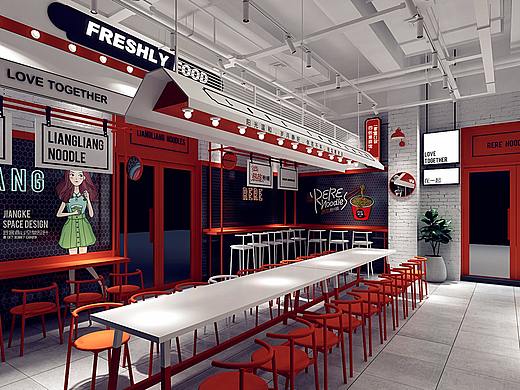热热凉凉融合店-热热热干面/凉凉凉面 空间升级方案！