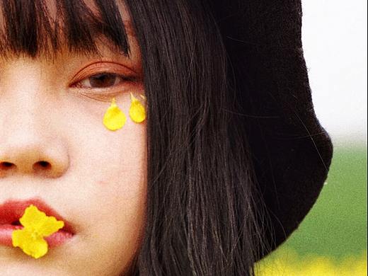 油菜花里的彩云