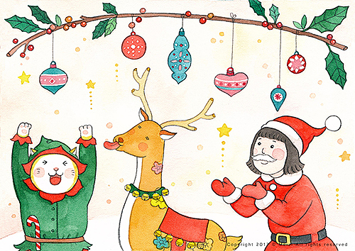 圣诞寻宝记（图ZMTAwNjc5OTY0） - 绘本 - 站酷设计师Meizixian原创素材 - 站酷ZCOOL