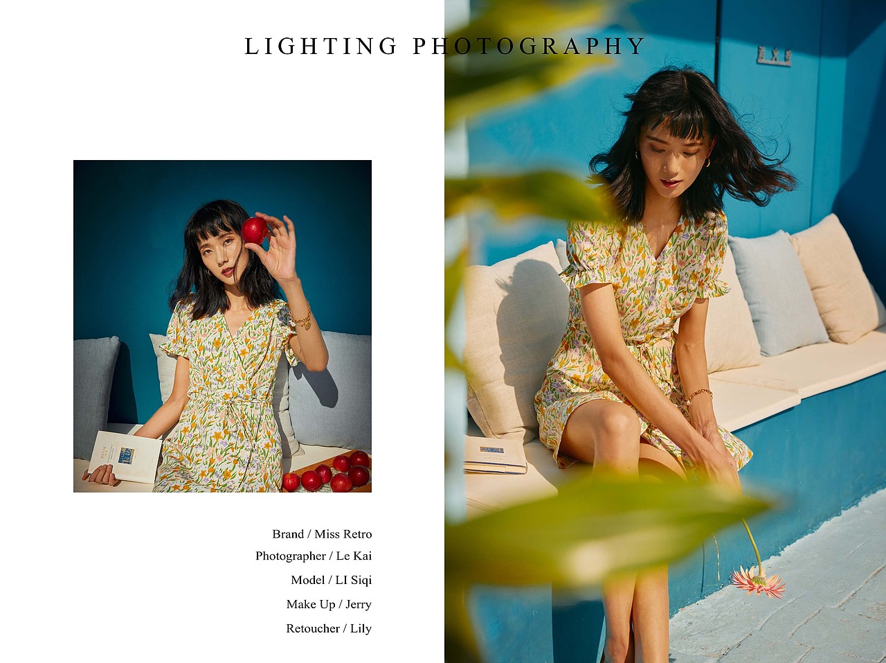 服装摄影,法式复古风,度假风女装摄影