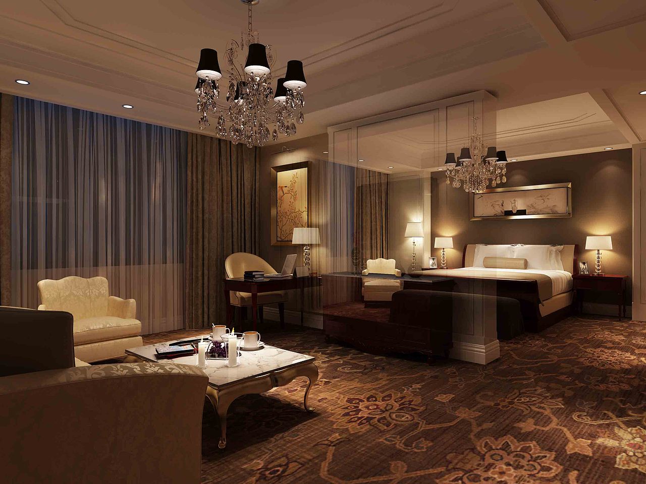 酒店效果图案例整理（图ZMjM2MDA1MjA=） - 建筑/空间 - 站酷设计师Aries丶垚原创素材 - 站酷ZCOOL