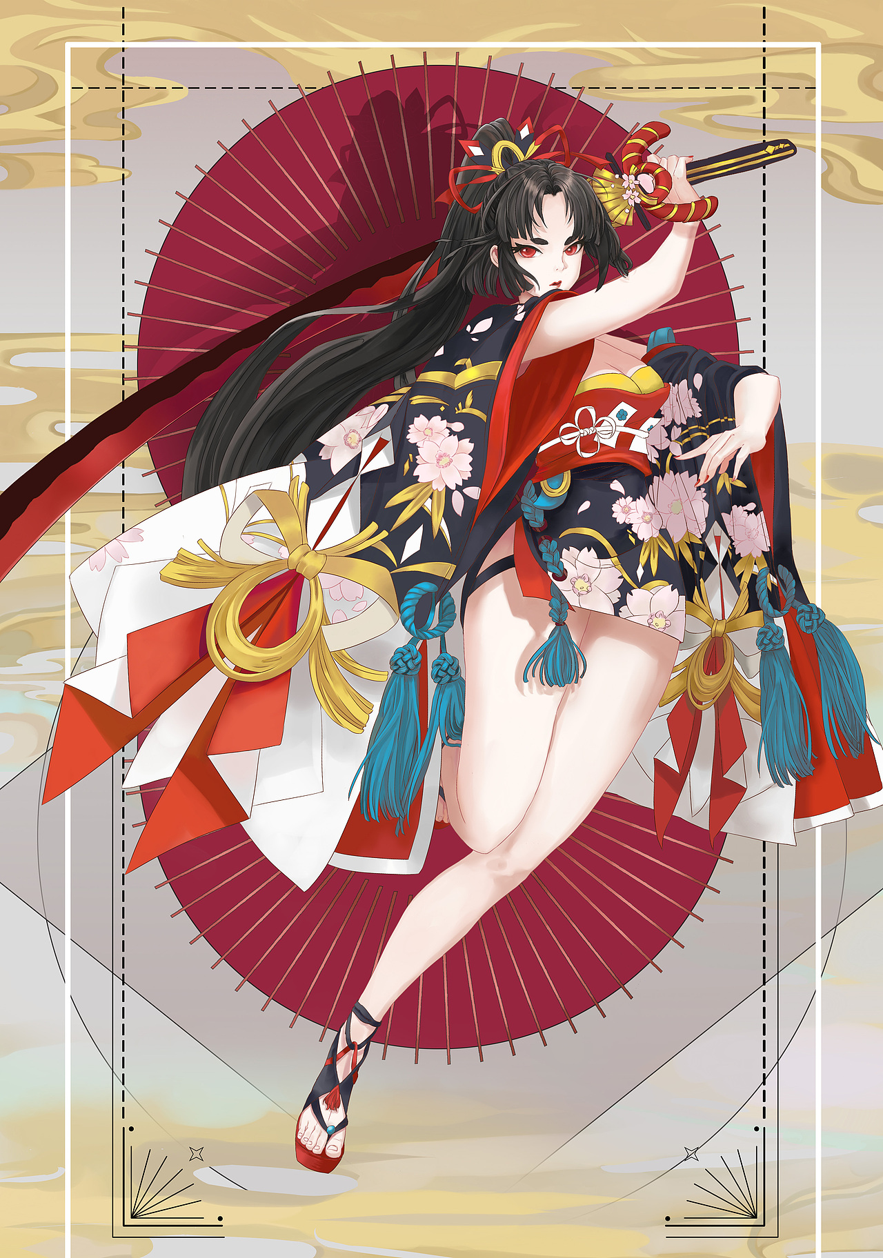 没抽到过妖刀，画一个了我心愿（图ZNzg4NTI1MjA=） - 创作习作 - 站酷设计师你这个可爱的吃货原创素材 - 站酷ZCOOL