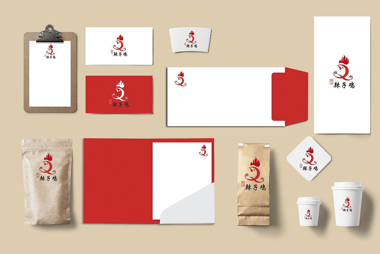 山東棗莊辣子雞logo（圖ZNjYxOTMwMDQ=） - Logo - 站酷設(shè)計(jì)師脆西原創(chuàng)素材 - 站酷ZCOOL