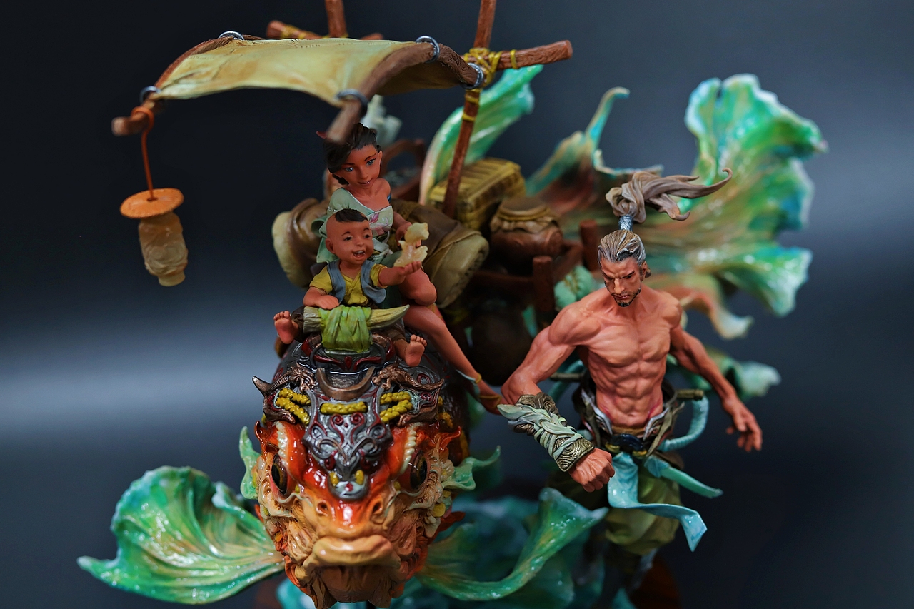 鱼将行涂装成品（图ZMjU3Mzg5MzQ4） - 手办/模玩 - 站酷设计师老鸟Studio原创素材 - 站酷ZCOOL