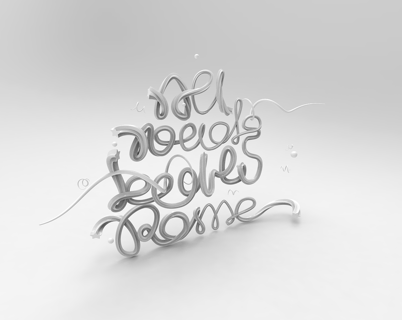 C4D 样条字（图ZNzExNDY2MTI=） - 其他三维 - 站酷设计师静静的静靜呀原创素材 - 站酷ZCOOL