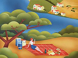 臨摹-首次插畫練習(xí)