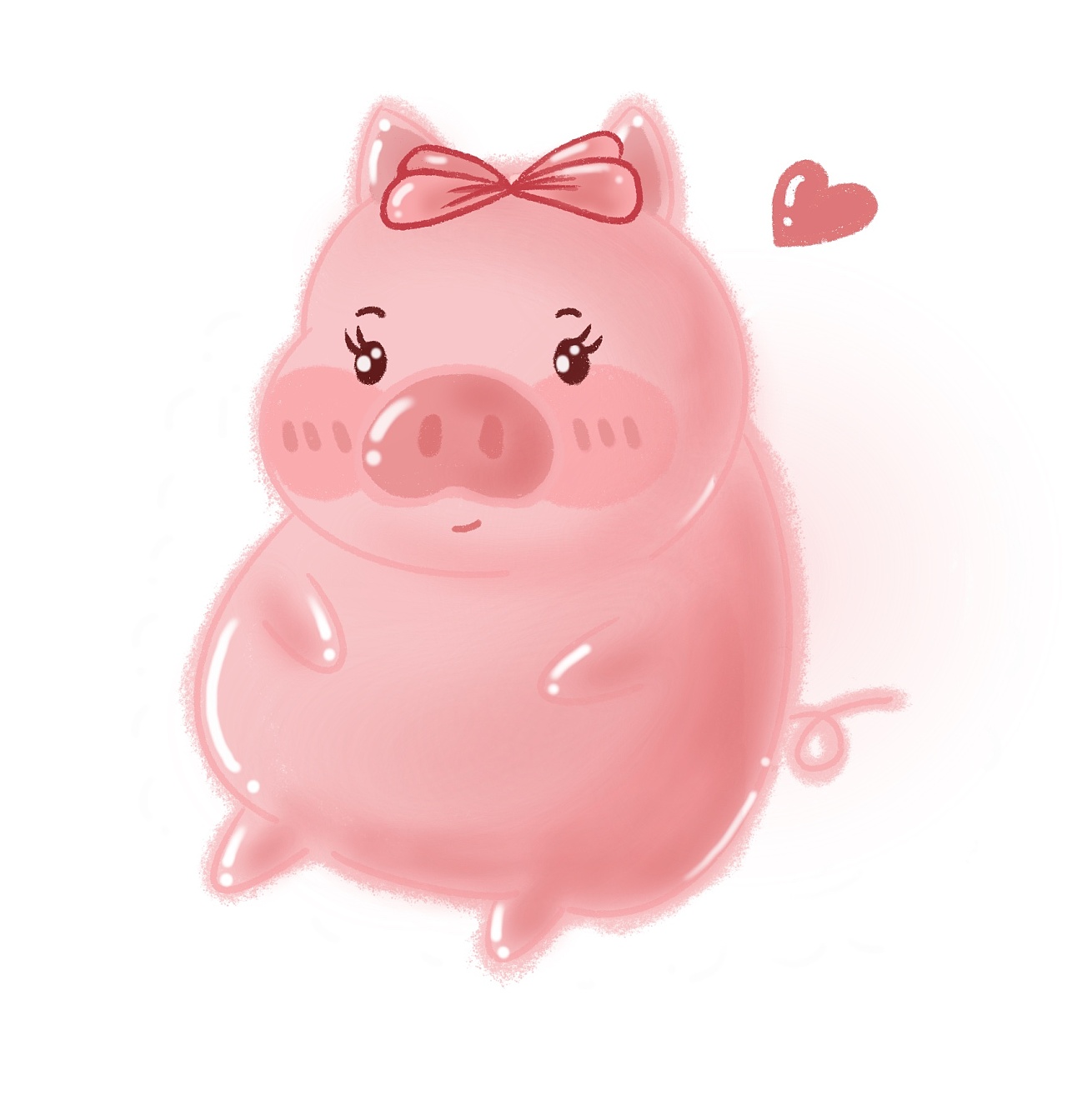 猪妹妹的几稿|平面|ip形象|乆丩乣 - 原创作品 - 站酷 (zcool)