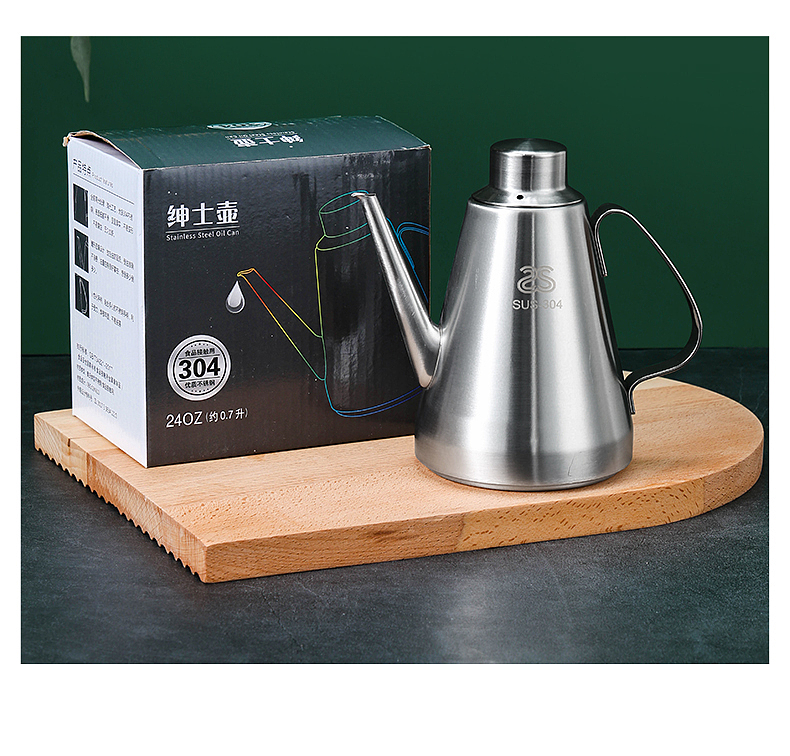 不锈钢油壶 精修 × 静物拍摄 | 电商产品摄影