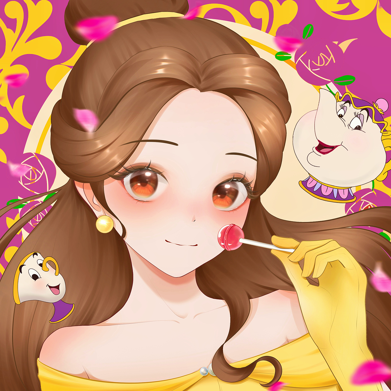 公主系列（图ZMzI0MjE1NzAw） - 创作习作 - 站酷设计师虾仁不眨眼213原创素材 - 站酷ZCOOL