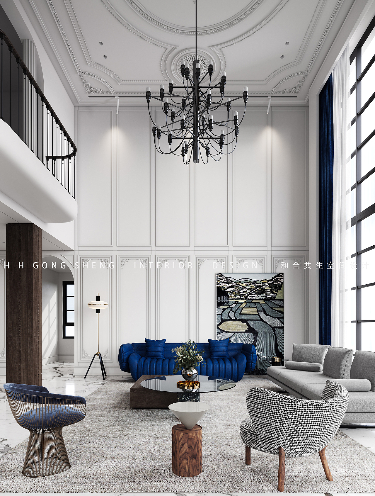 和合共生作品-小美式别墅表现