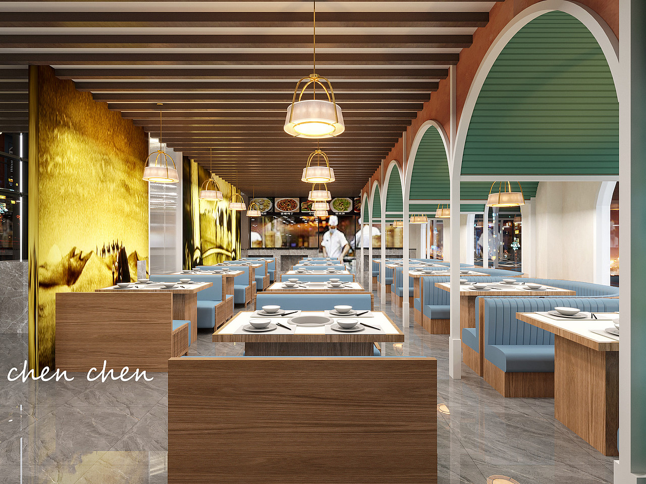 星夜设计||民族餐厅||享受隐于市的慵懒时光