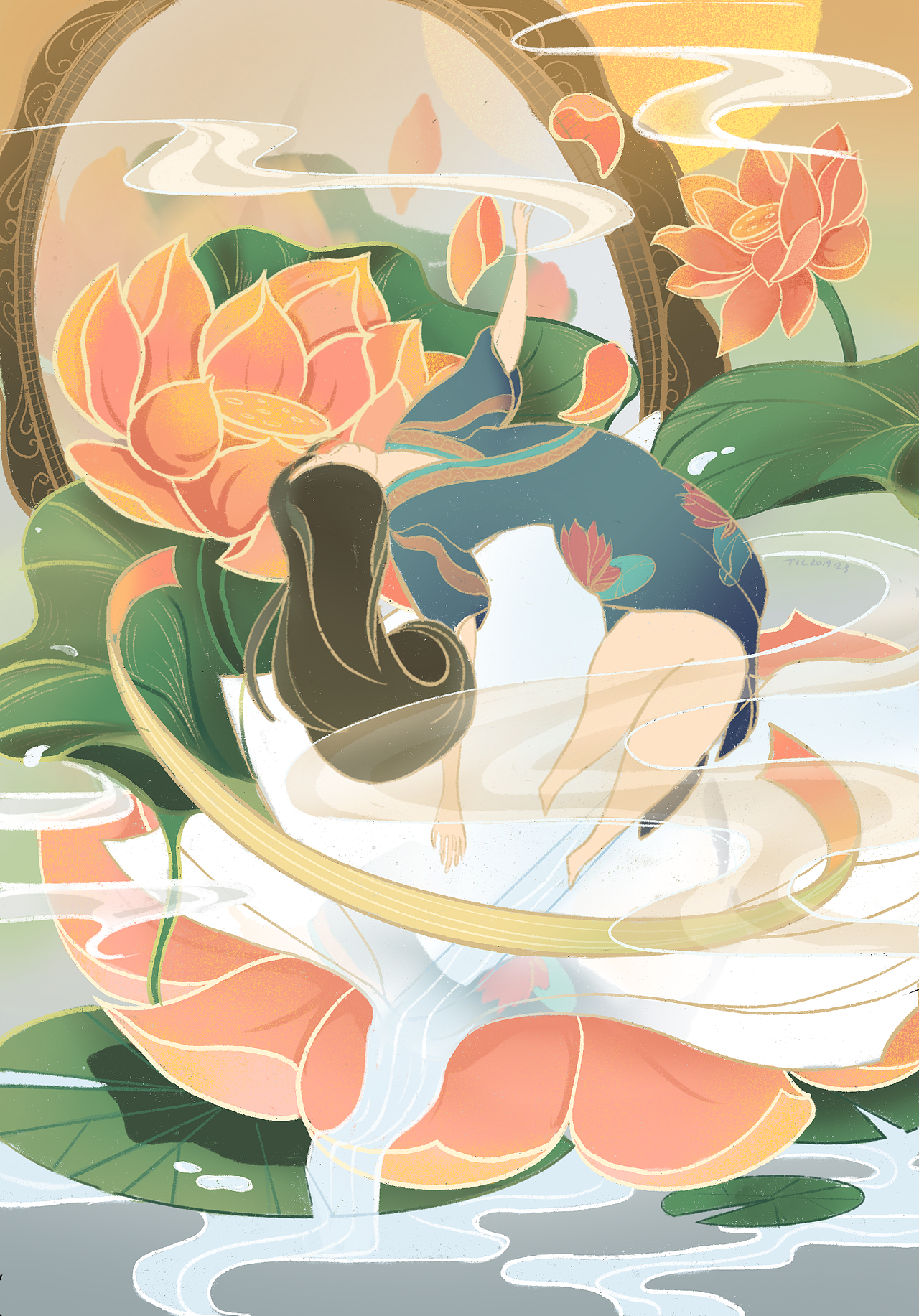 雪月风花·书/系列插画（图ZMTg4NTY3NTAw） - 创作习作 - 站酷设计师菠萝未成熟原创素材 - 站酷ZCOOL