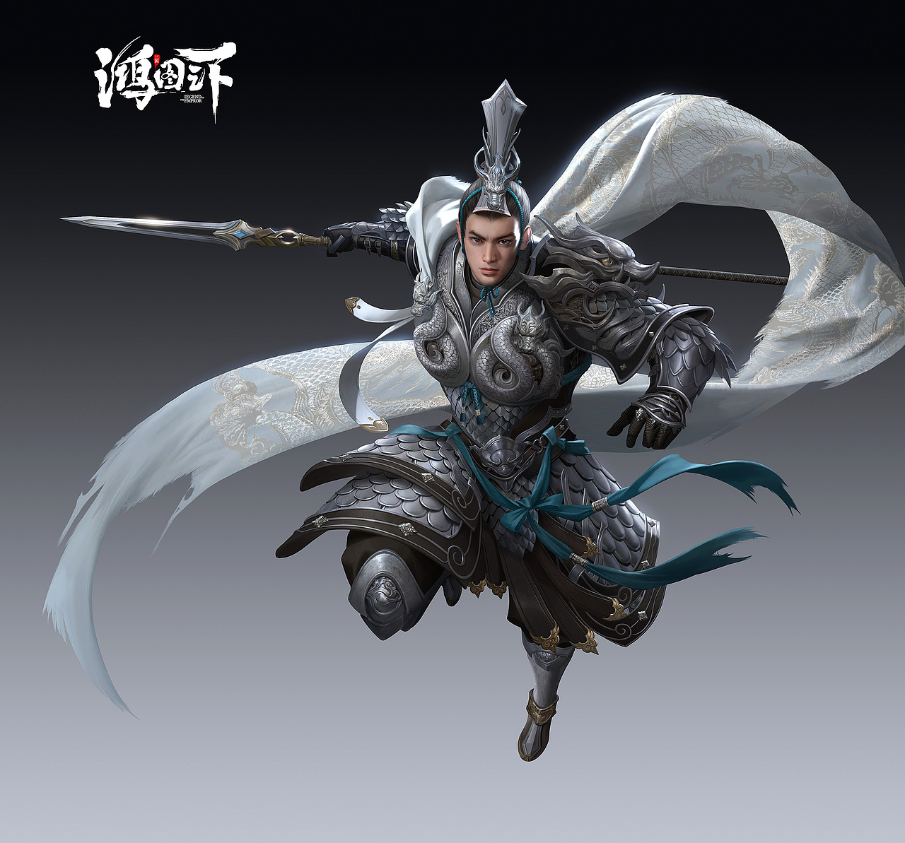 为游戏《鸿图之下》绘制的角色插图