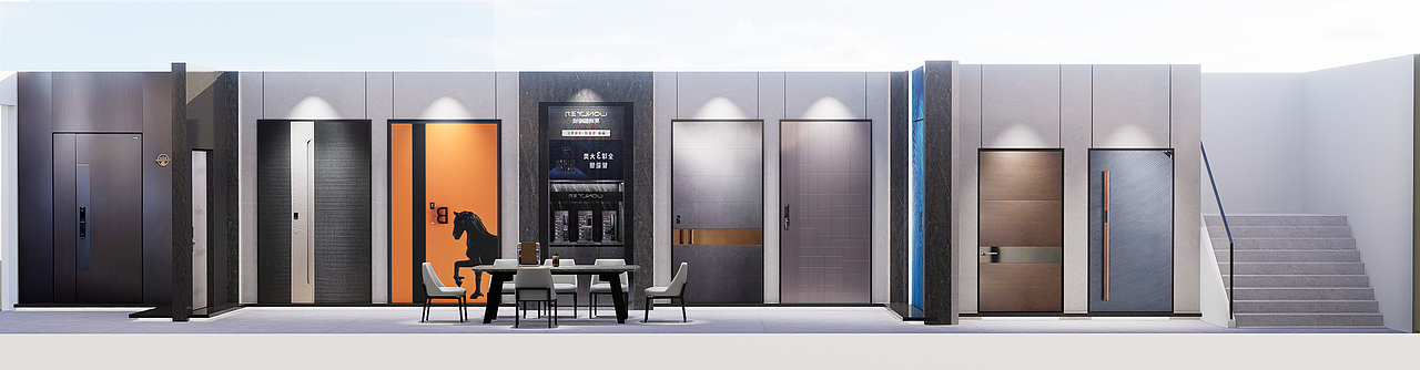 门店室内空间效果