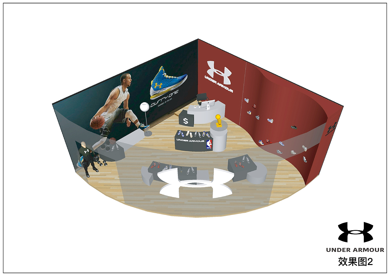 安德玛 展示设计（图ZMTI4NjgyMjY4） - 展陈设计 - 站酷设计师EnochPan原创素材 - 站酷ZCOOL