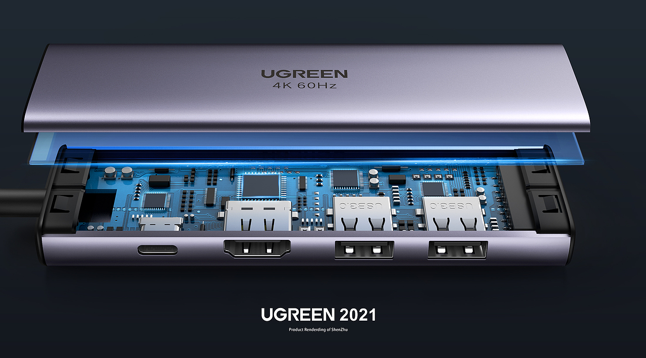 UGREEN-2021渲染总结