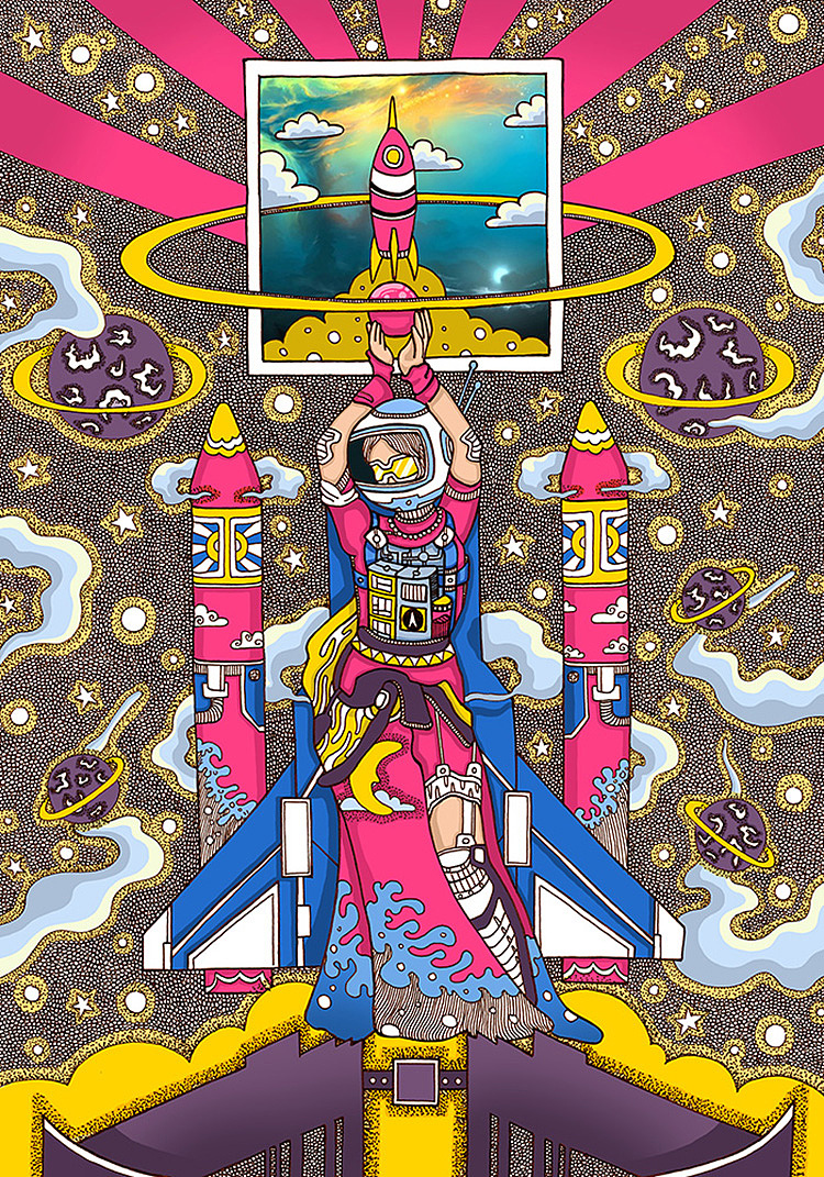 让想象力搭载创造力，飞向未来！（图ZMjg0NDIzNjQ=） - 创作习作 - 站酷设计师车车向前冲原创素材 - 站酷ZCOOL