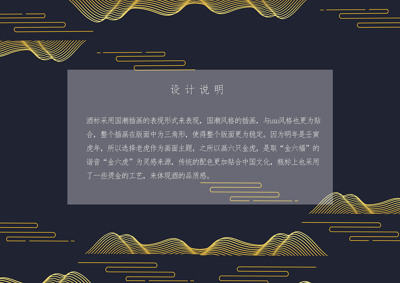 金六福·一见如故酒标——金六虎