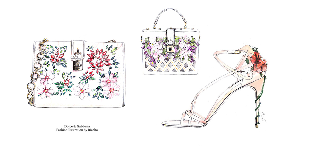 时尚插画|d&g配饰篇