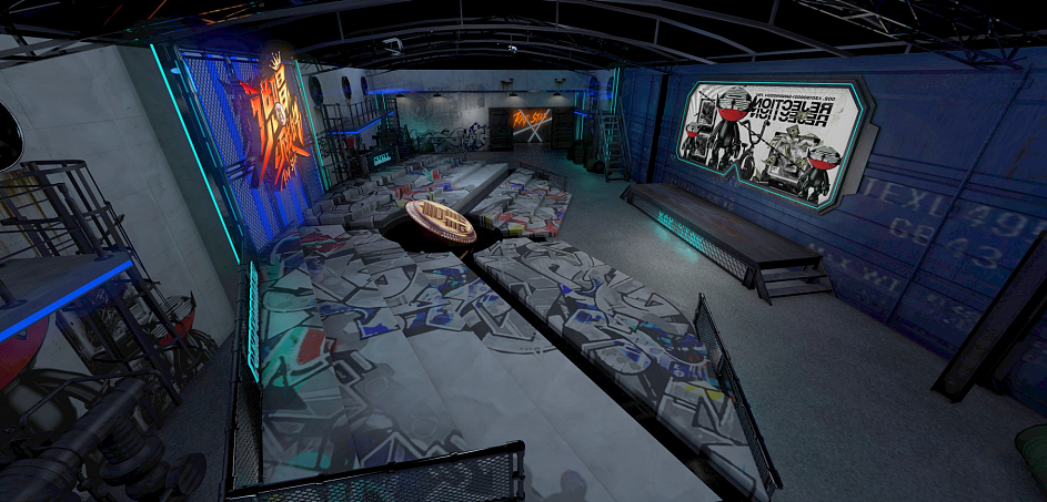 非凡工作室/《说唱听我的》/舞台舞美设计（图ZMjIyMzk1MzY0） - 舞台美术 - 站酷设计师非凡工作室2019原创素材 - 站酷ZCOOL