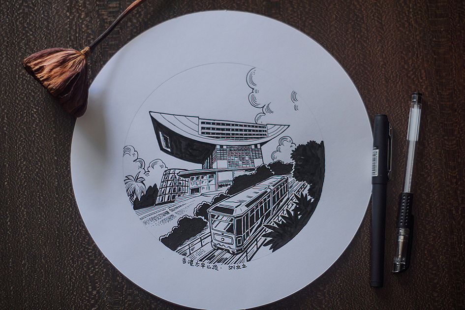 手绘香港，香港你好！（图ZMTY5NTc1Njg0） - 艺术插画 - 站酷设计师麋鹿的动漫公园原创素材 - 站酷ZCOOL