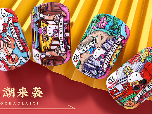 Rio×Hellokitty联名薄荷糖包装设计