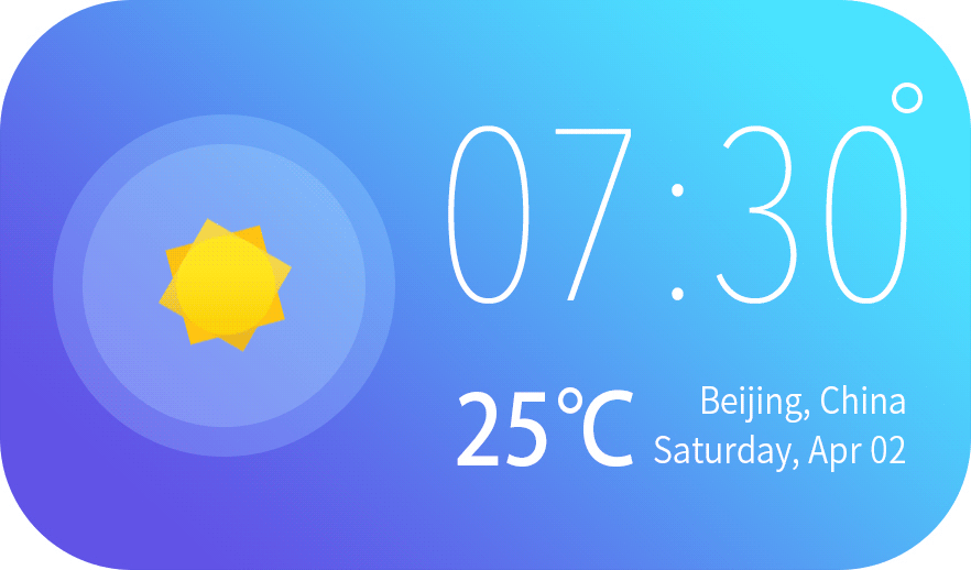 Good day－Design for Amber Weather（图ZMzUzNzExMDg=） - 主题/皮肤 - 站酷设计师南瓜饭原创素材 - 站酷ZCOOL