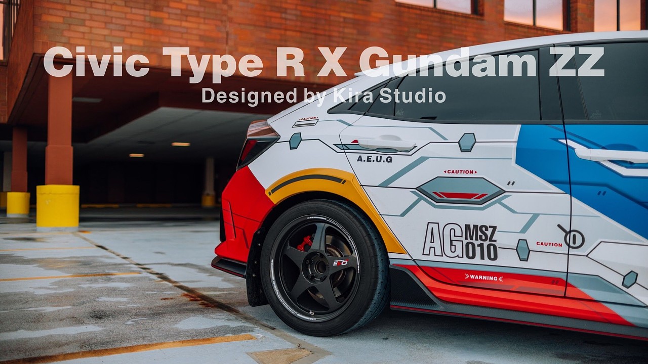 痛车设计 type r x gundam zz