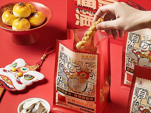 詹记 新春年礼 礼盒拍摄 中式糕点| 凡仟文化 