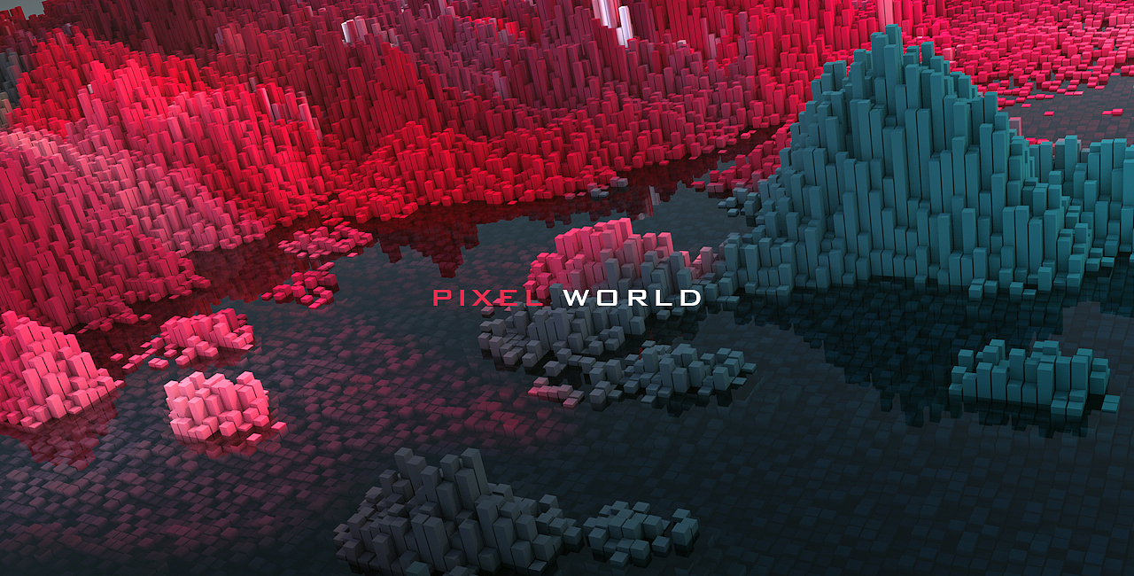 Pixel world for Cinema4D（图ZNTc2NDAzODg=） - 动画/影视 - 站酷设计师wise_wan原创素材 - 站酷ZCOOL