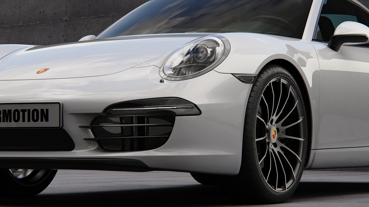 Render by keyshot·保时捷911