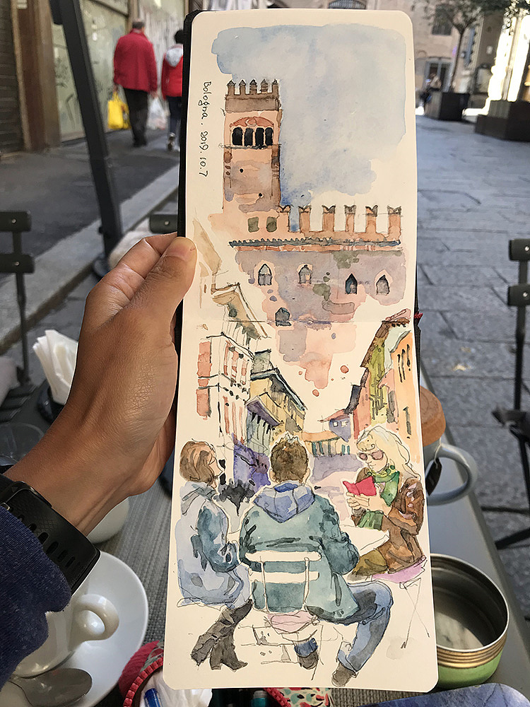 2019意大利中南部采风插画创作&速写（图ZMTgzNjA3Mjg4） - 创作习作 - 站酷设计师Hosanna_914原创素材 - 站酷ZCOOL