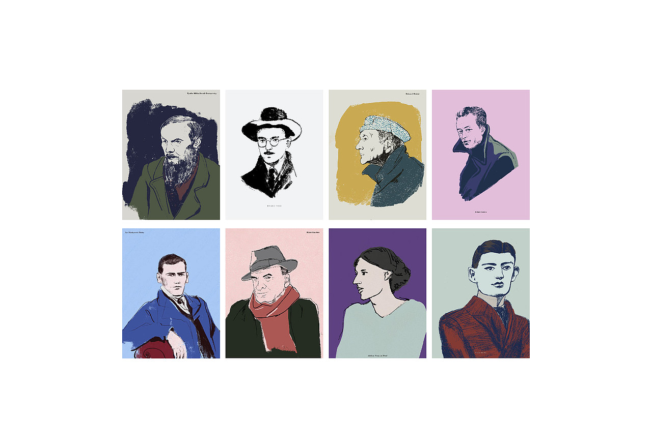 陀思妥耶夫斯基米兰·昆德拉费尔南多·佩索阿赫拉巴尔加缪托尔斯泰