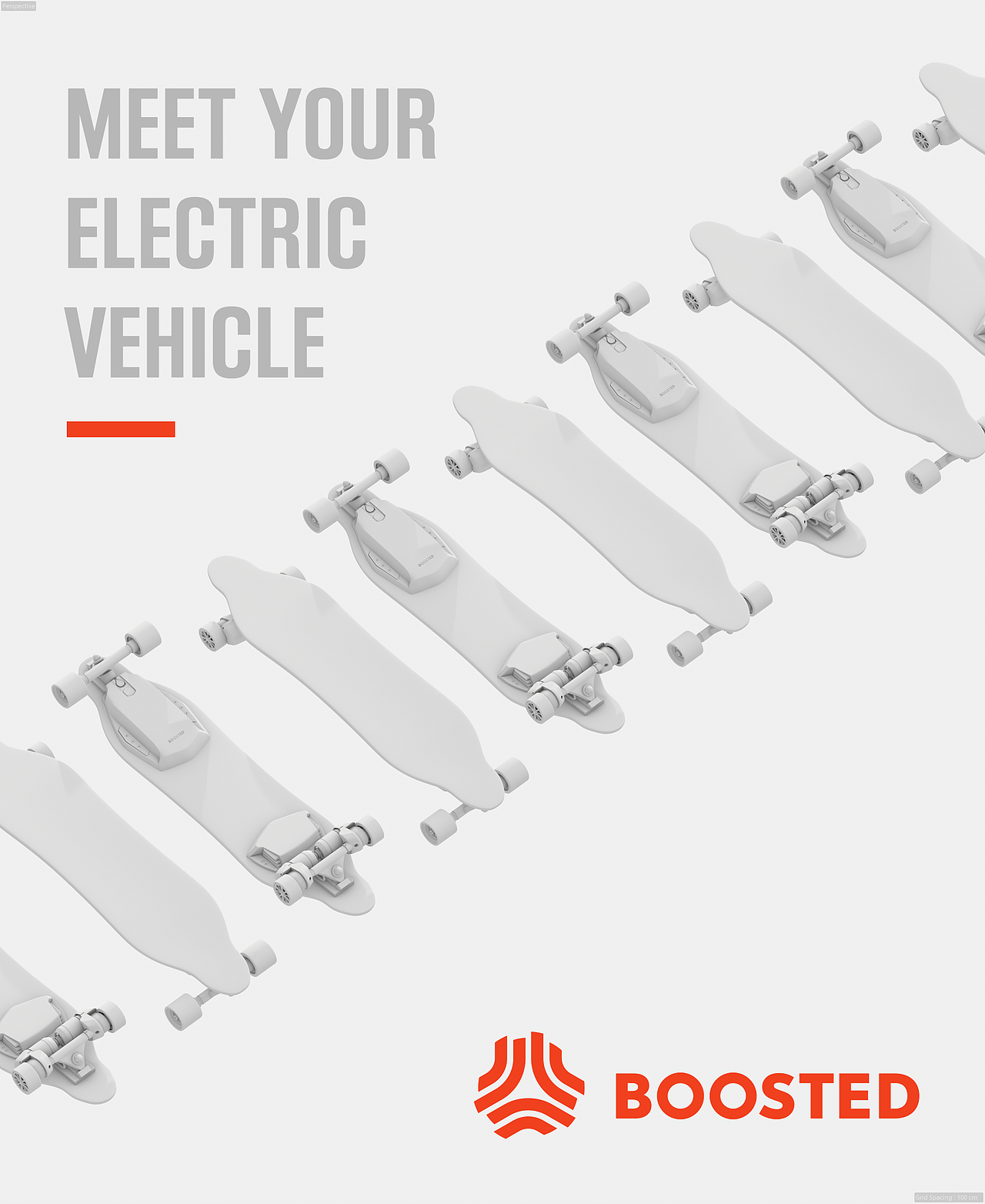 BOOSTED booard电动滑板白模（图ZMTI3MDE1NjEy） - 其他三维 - 站酷设计师chunuk原创素材 - 站酷ZCOOL