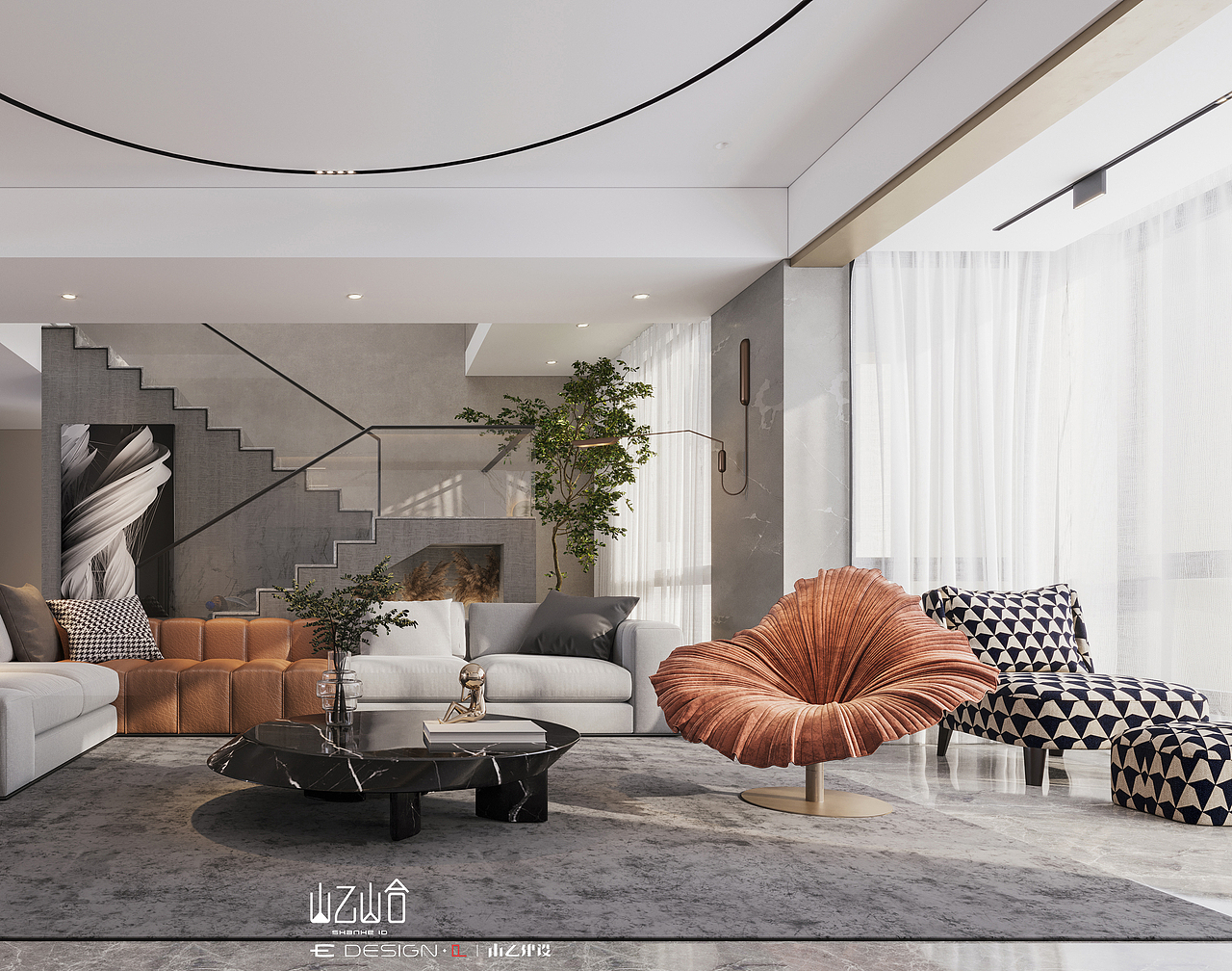 山乙山合｜长沙中航城（图ZMjA4OTA5NjIw） - 家装设计 - 站酷设计师山乙山合原创素材 - 站酷ZCOOL