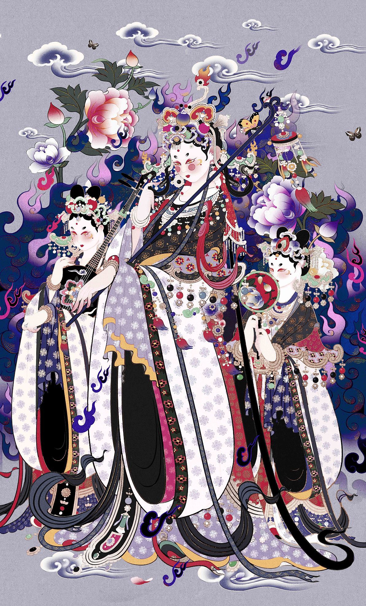 十二生肖系列插画合集（图ZMzU2MTM4NTg0） - 艺术插画 - 站酷设计师桔墨原创素材 - 站酷ZCOOL