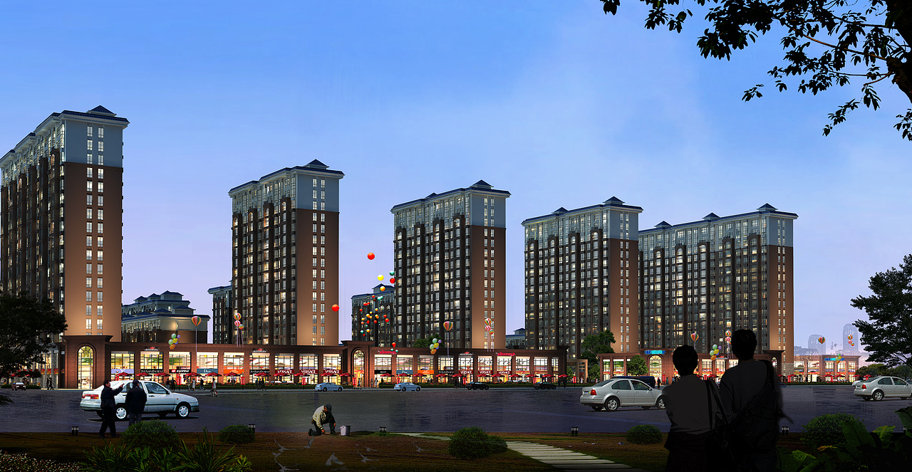 2014-2015年室外效果图（图ZMTA3NDM1ODc2） - 建筑/空间 - 站酷设计师船长H原创素材 - 站酷ZCOOL