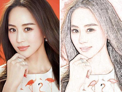 PhotoShop免费教程：人物彩铅画制作效果