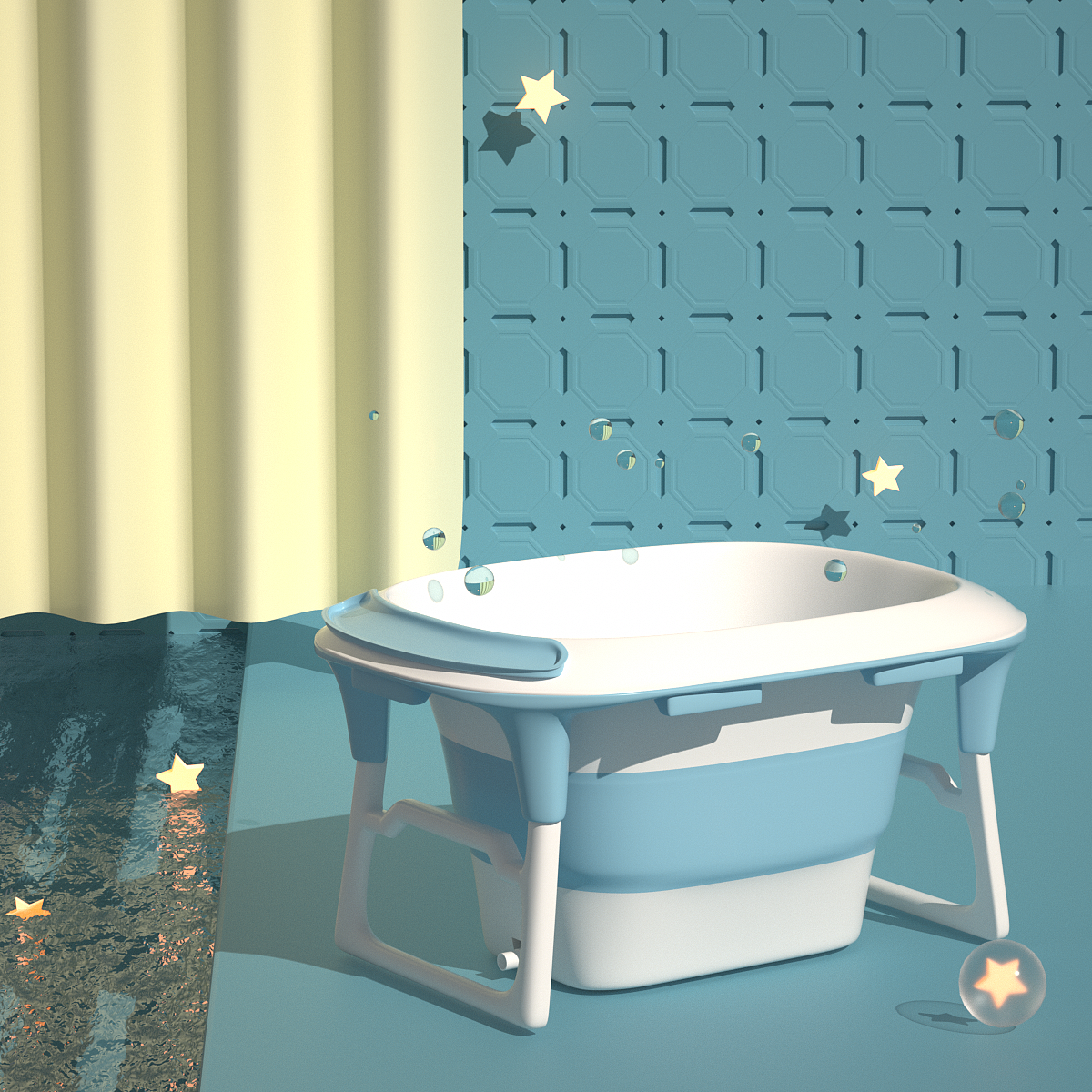 电商母婴类C4D产品建模渲染图（图ZMTY0MzA1NjI0） - 宣传物料 - 站酷设计师dingdinglanlan原创素材 - 站酷ZCOOL