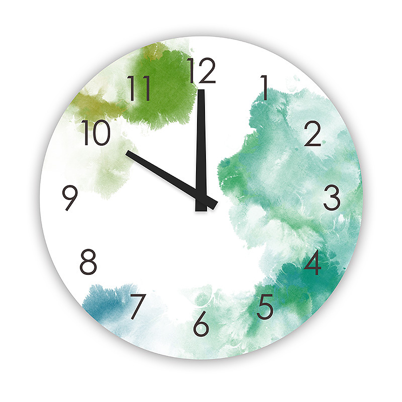 钟面挂钟时钟表盘花纸设计——时钟创意图案